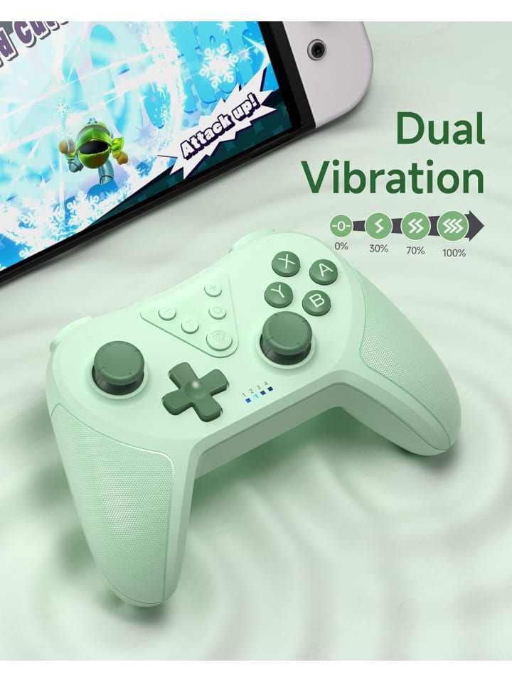 COFI 1453 Wireless Controller Switch, Bluetooth Controller in Grün günstig kaufen 1