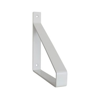 Natural Goods Berlin Wandregalhalter MITTE, 2-tlg., Regalhalterung, Winkelkonsole, Wandregal, Winkelträger, 200mm, Weiß