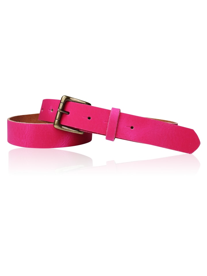 FRONHOFER Damengürtel Leder in Pink günstig kaufen