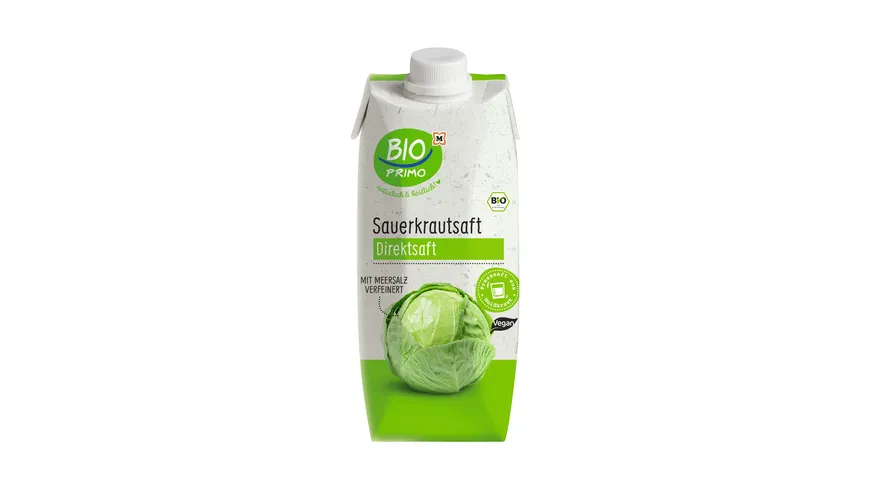 BIO PRIMO Bio Sauerkrautsaft gesalzen 0.5 l