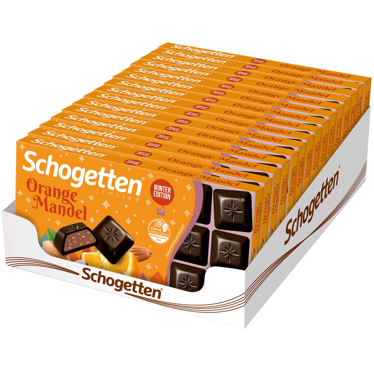 Schogetten Orange Mandel 100g