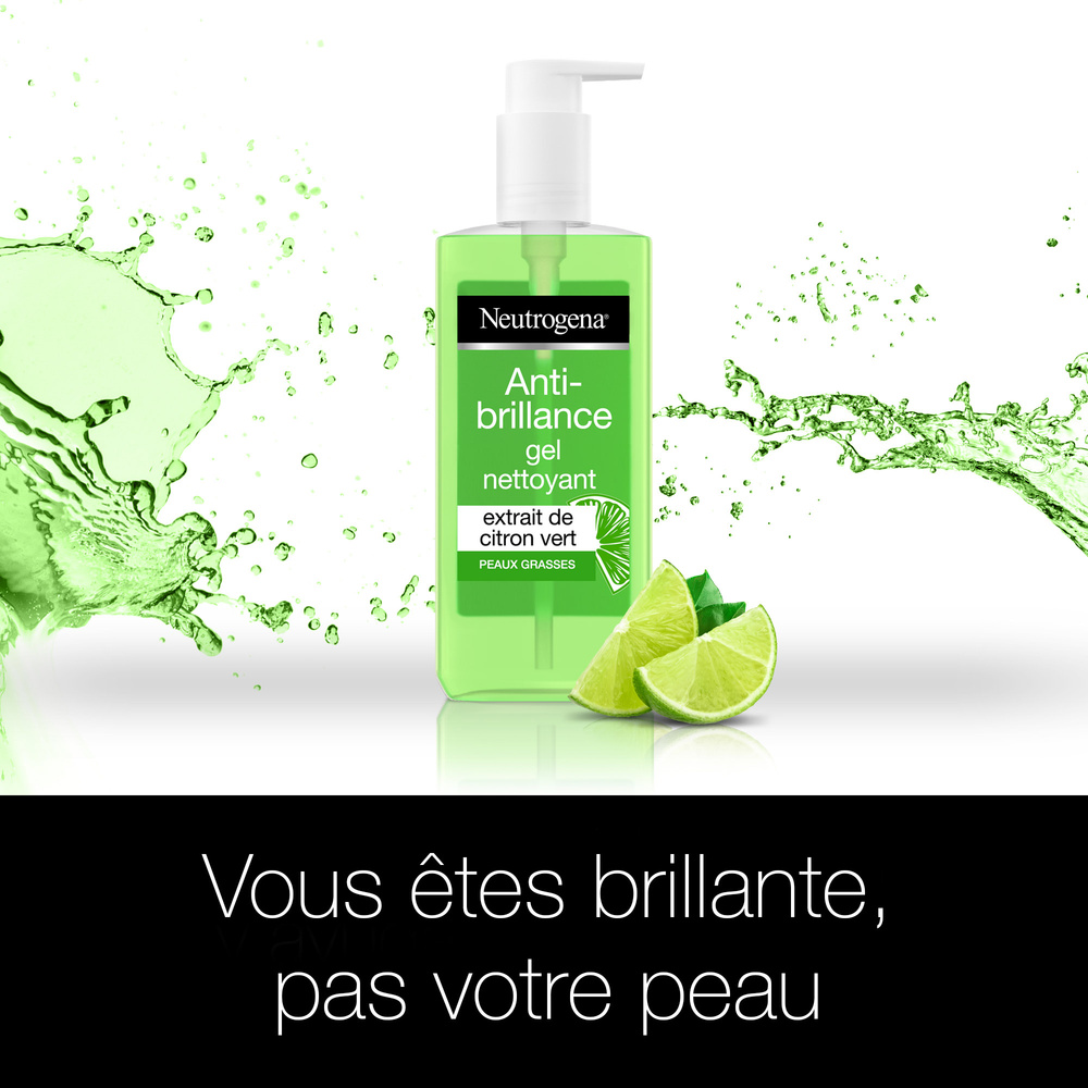 neutrogena Gel oyant Visage, Soin Visage Anti-Brillance, Citron Vert, 200ml Soin visage
