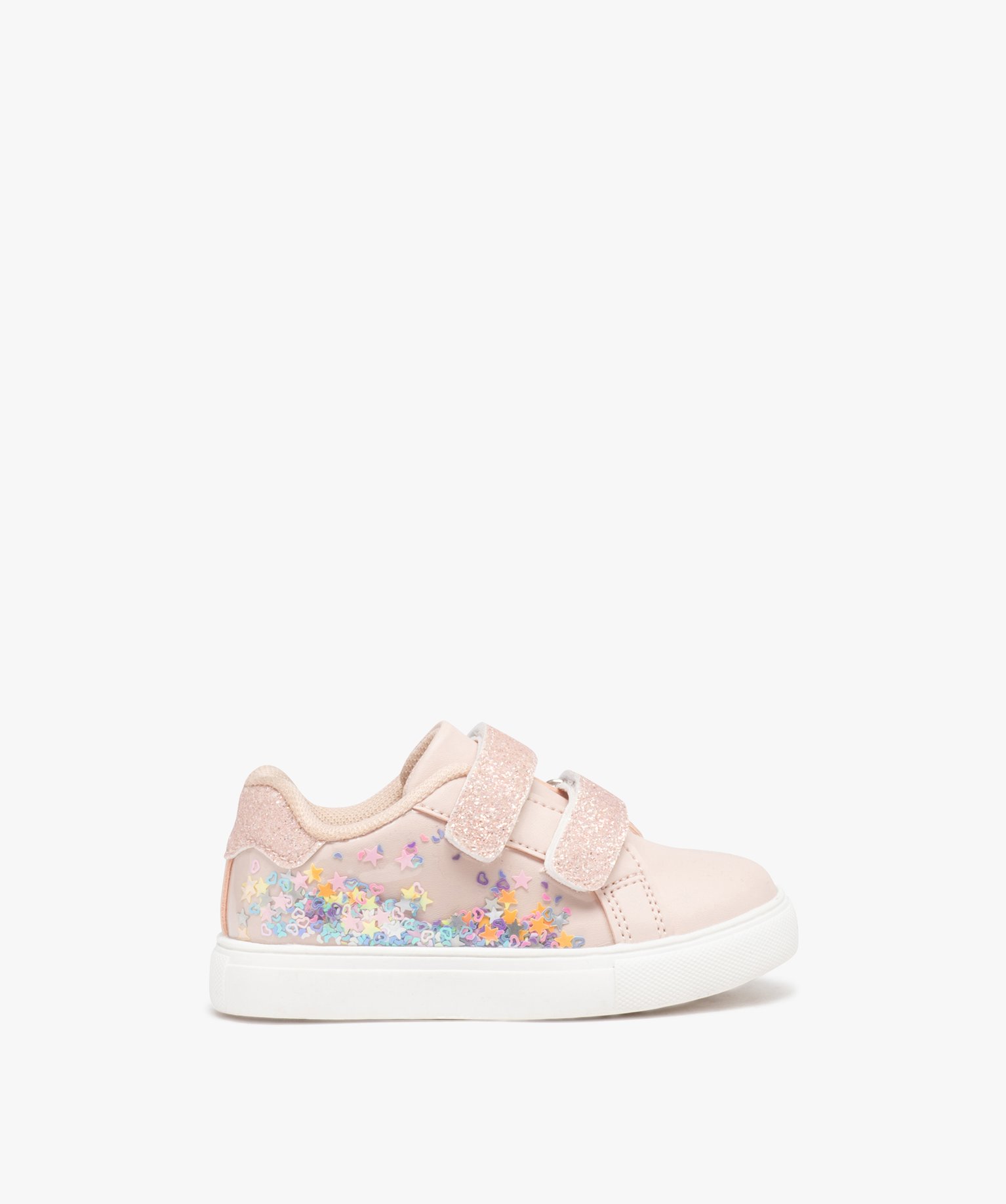 Basket avec détails pailletés bébé fille rose | GEMO