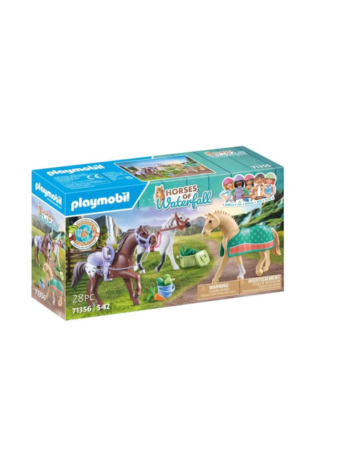 Playmobil Spielfigur Set Pferde von Waterfall - Morgan, Quarter Horse & Shagya, ab 3 J. günstig kaufen onesize