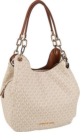 Michael Kors Handtasche Lillie Large Chain Shoulder Tote MK Signature