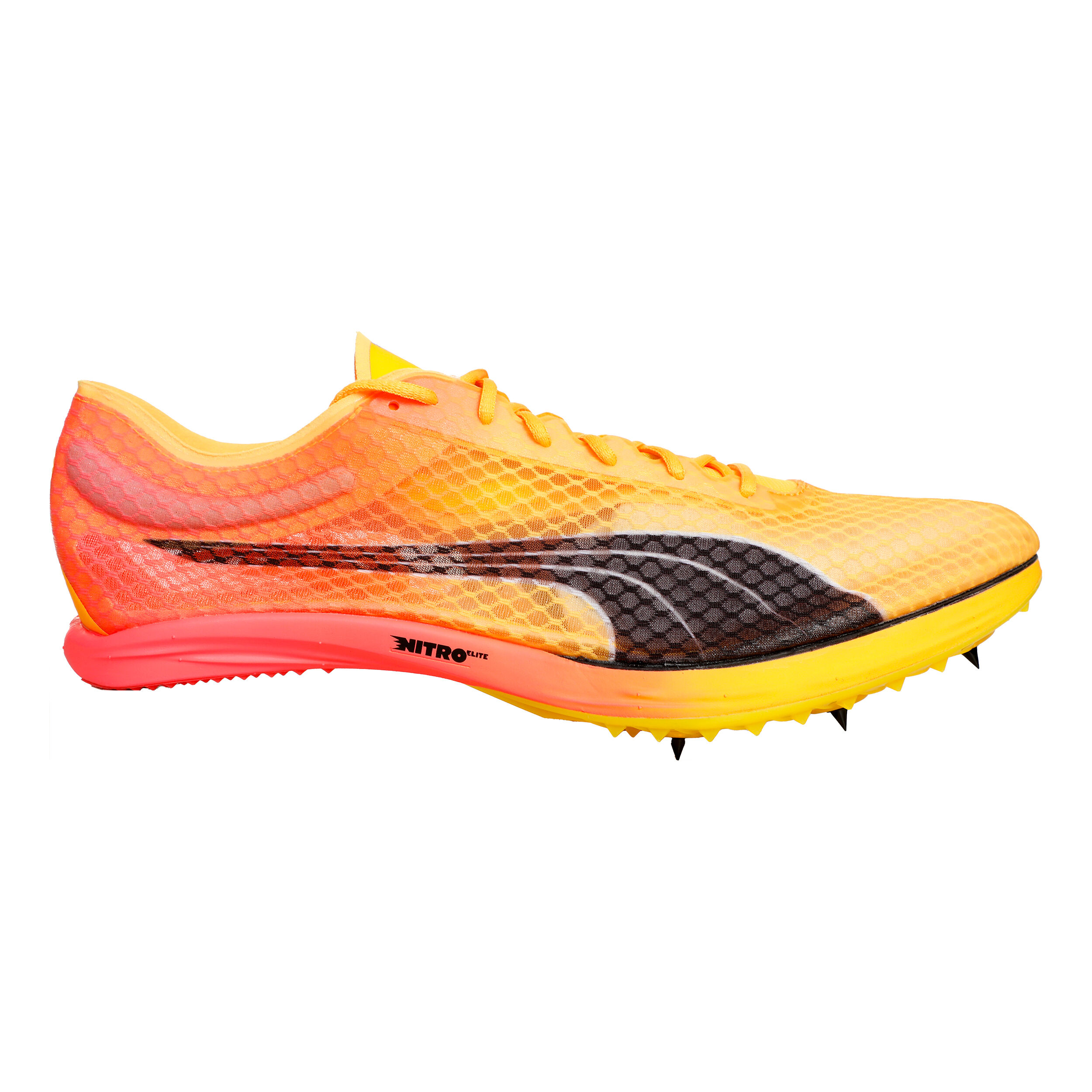 EvoSPEED Distance Nitro Elite+ 2 Spikeschuh - Gelb, Orange
