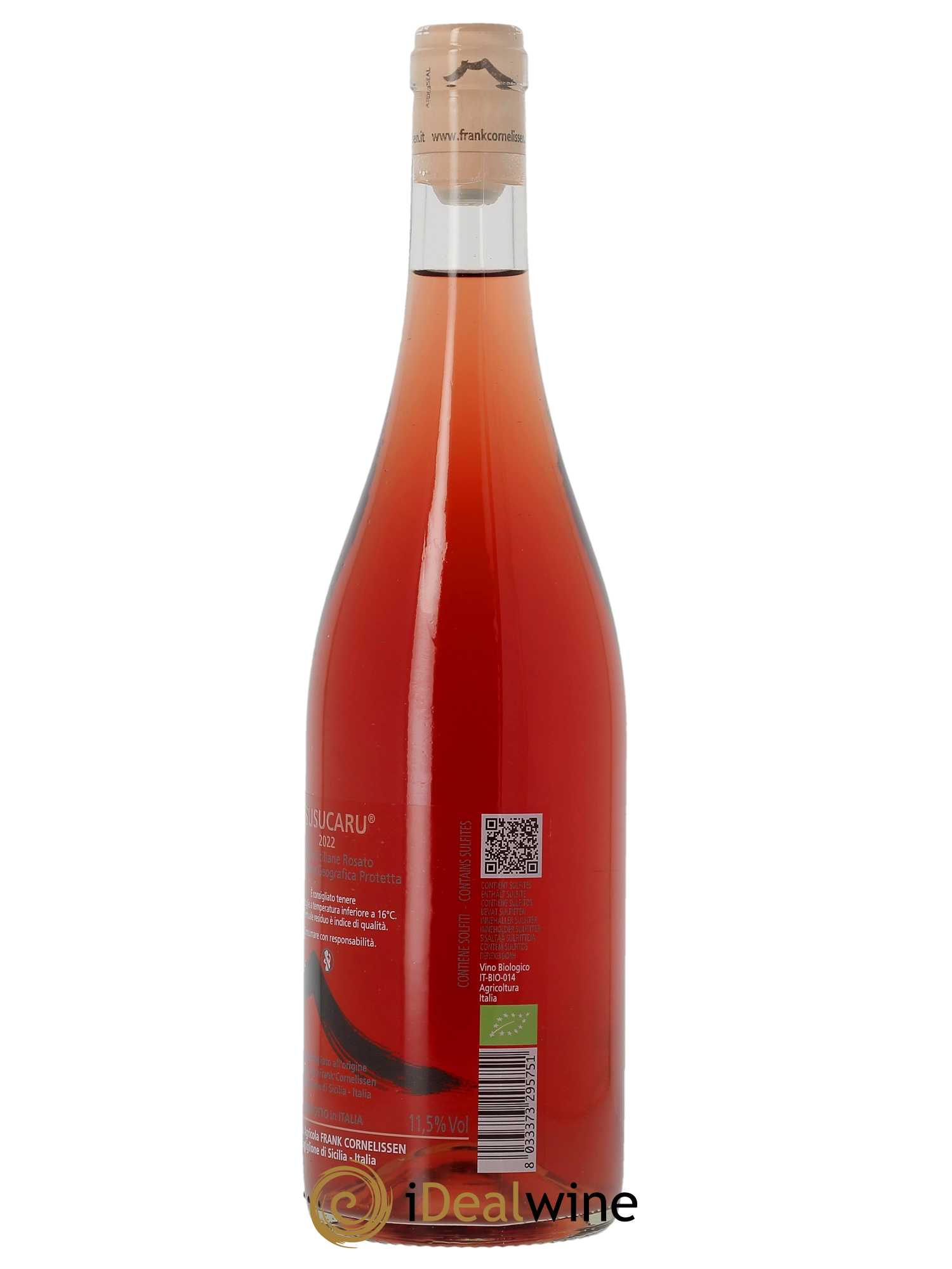 Terre Siciliane IGT Susucaru Frank Cornelissen  2022 - Lot de 1 Bouteille