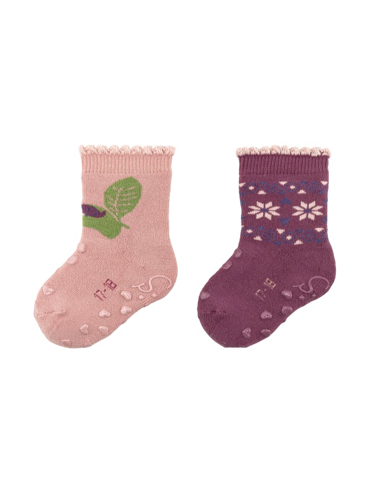 Sterntaler ABS Krabbelsocken Raupe in rosarot günstig kaufen