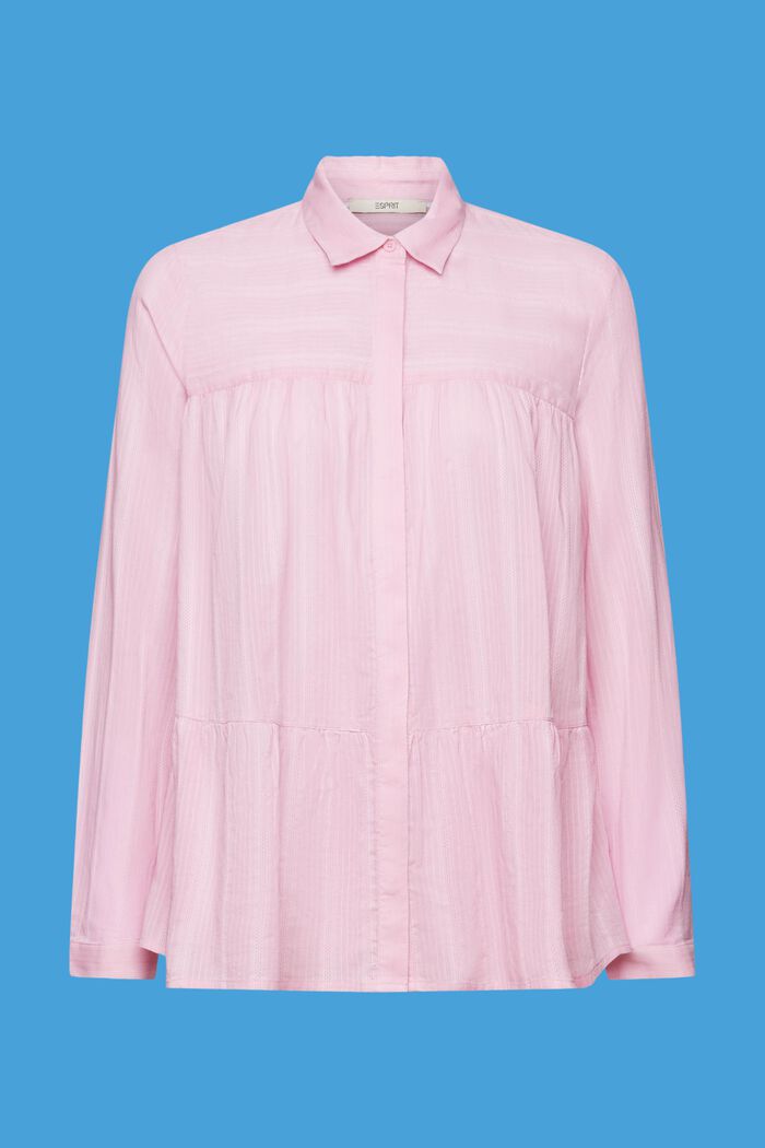 Volant-Baumwollbluse