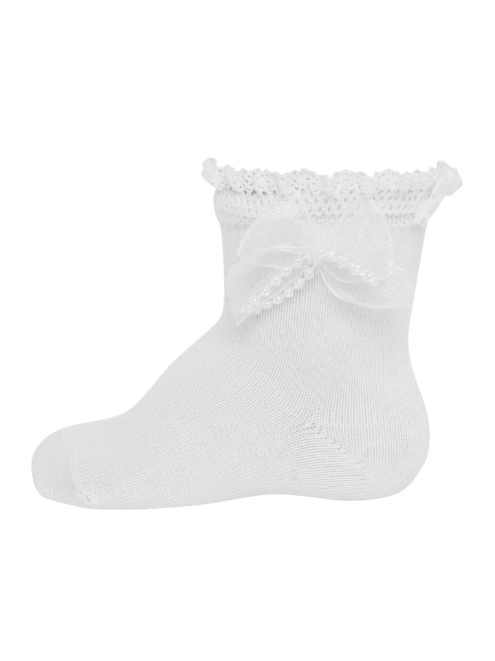 ewers Socken mit Spitze in weiß günstig kaufen