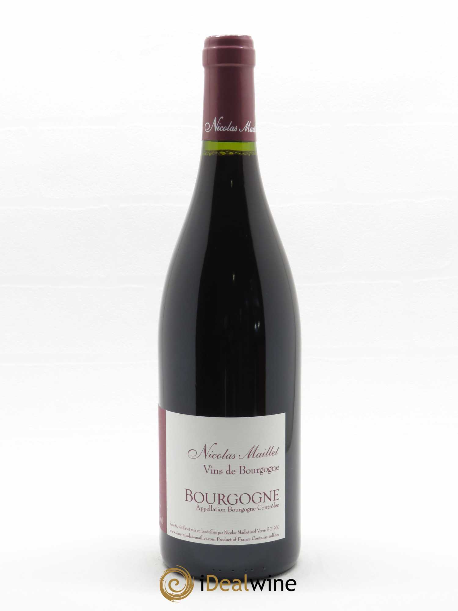 Bourgogne Nicolas Maillet  2020 - Lot de 1 Bouteille