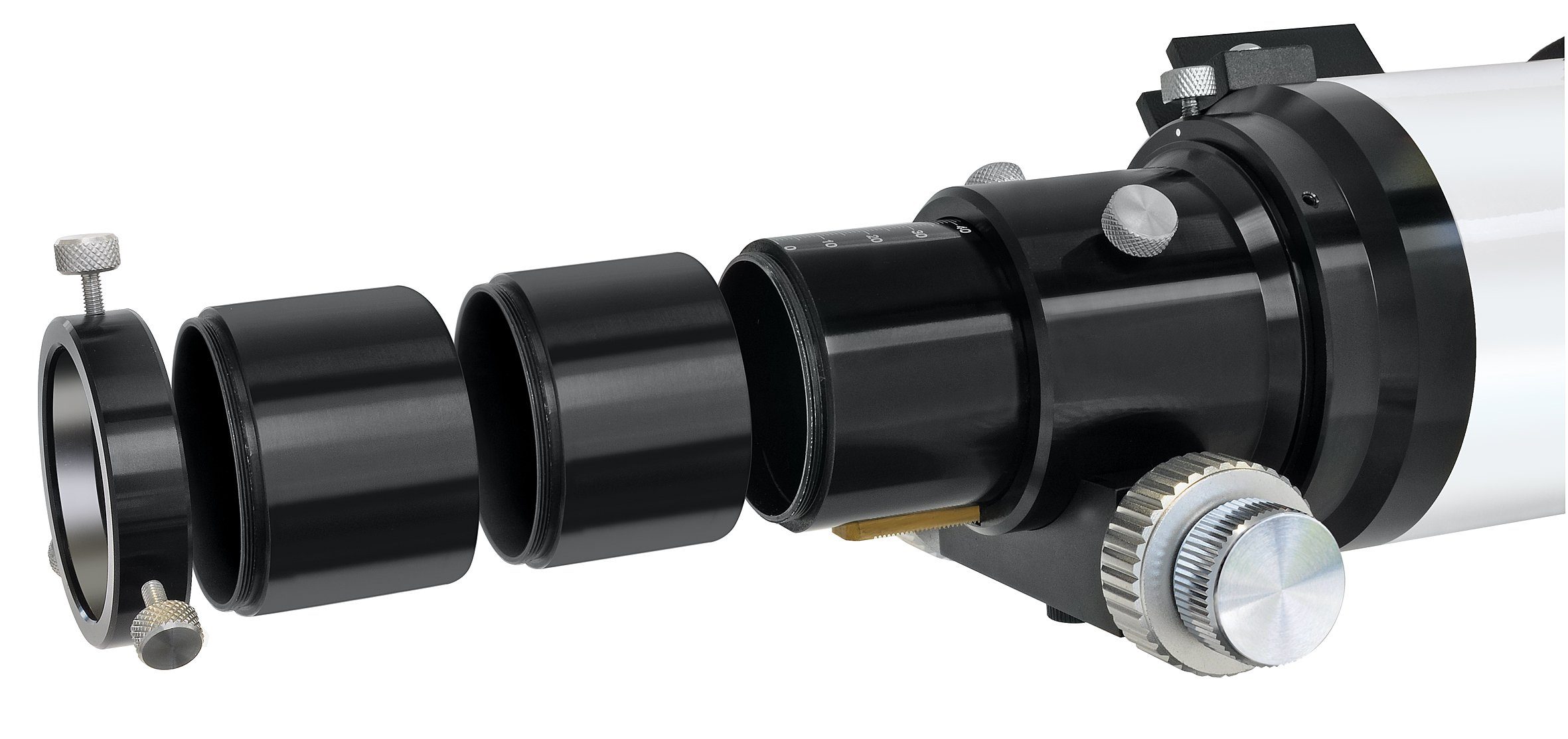 EXPLORE SCIENTIFIC Teleskop ED APO 102mm f/7 FCD-1 Alu 2'' R&P Fokussierer