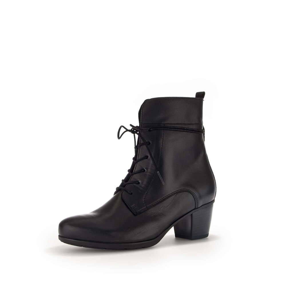 Gabor fashion Schnürstiefelette schwarz
