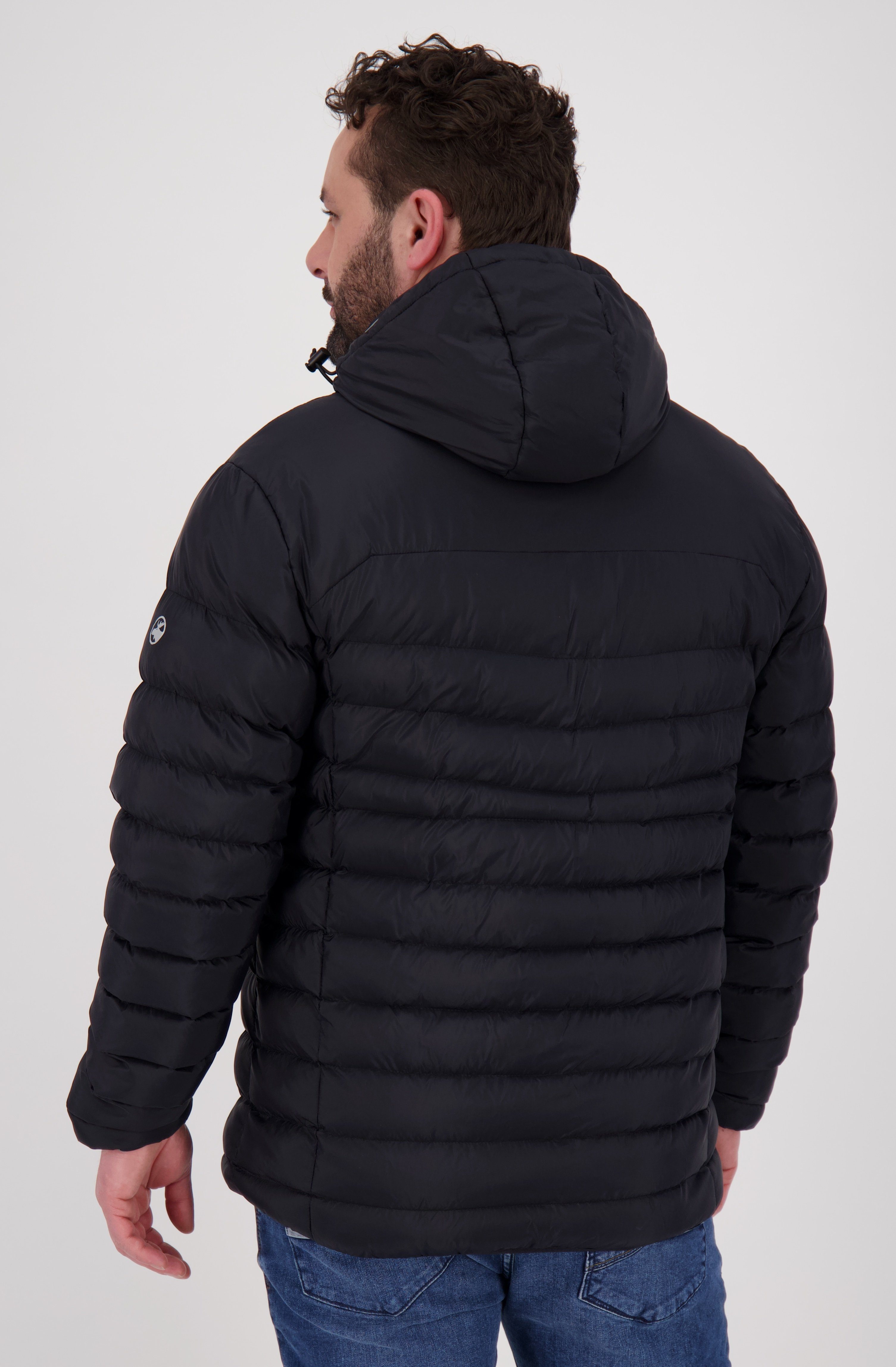 DEPROC Active Steppjacke GILMOUR NEW MEN CS Übergangsjacke, Outdoorjacke mit abnehmbarer Kapuze, auch in Großen Größen erhältlich