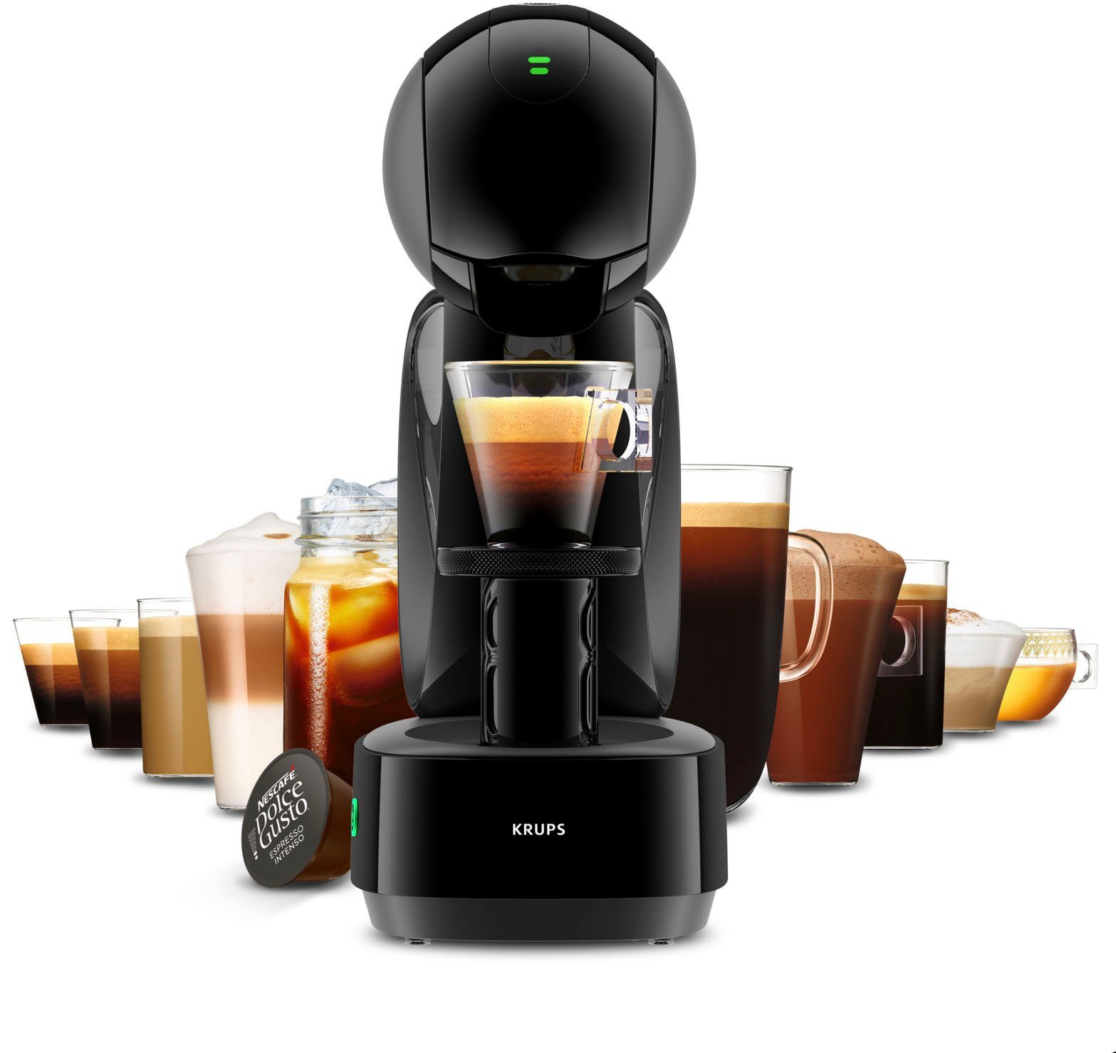 NESCAFÉ® Dolce Gusto® Kapselmaschine KP2708 Infinissima Touch Automatic, inkl. 3 Paketen Dolce Gusto Flat White im Wert von UVP 17,97€