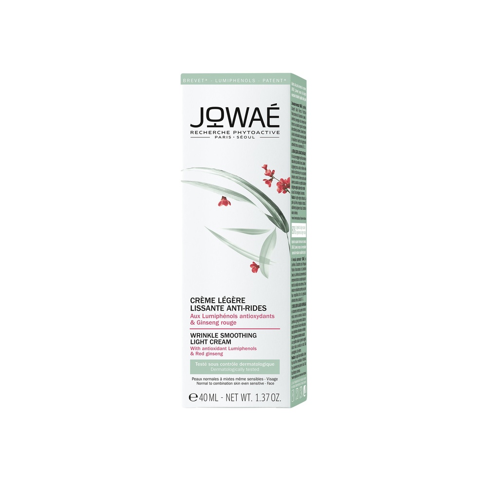 Jowae Crème légère lissante anti-rides 40ml au Ginseng rouge Soin jour