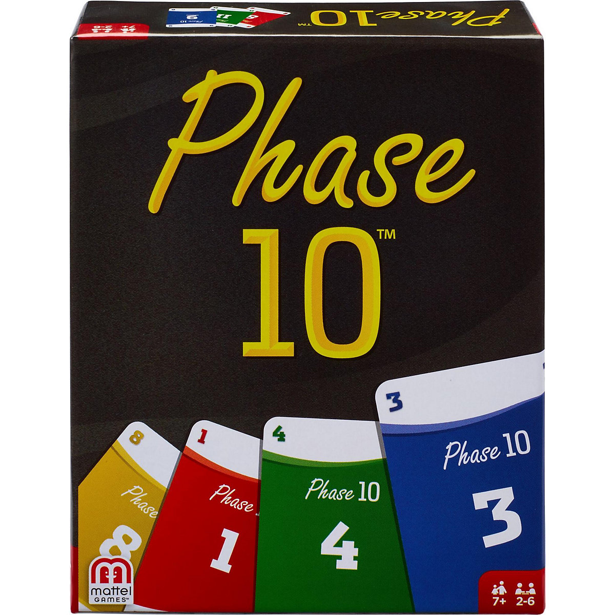 Mattel Games Phase 10,  Kartenspiel, Gesellschaftsspiel, Familienspiel, Kinderspiel