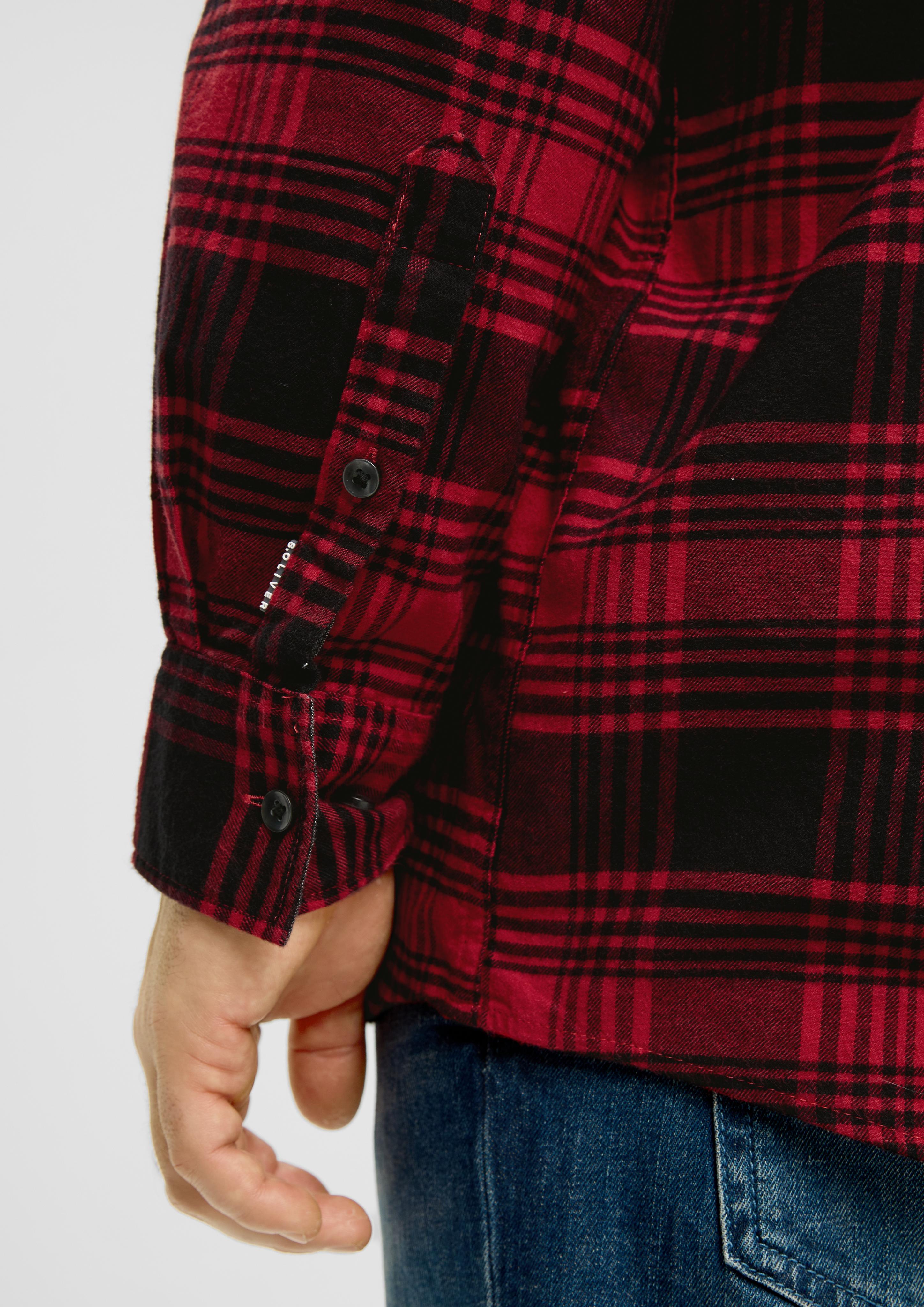 Karohemd aus Baumwollstretch  2139656-31N6