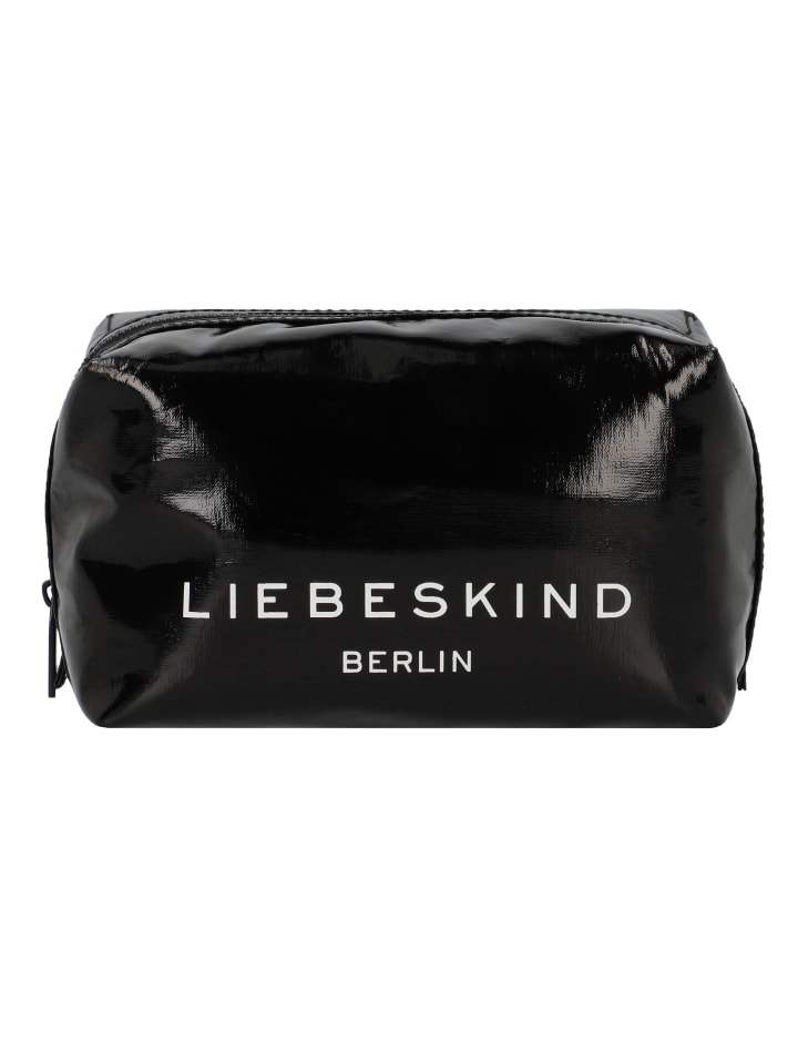 LIEBESKIND BERLIN Kulturbeutel S Leder 18 cm in black günstig kaufen onesize