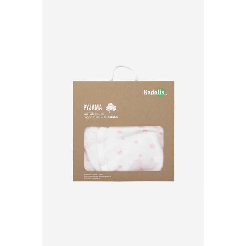 Pyjama bébé en Coton Bio imprimé étoiles
