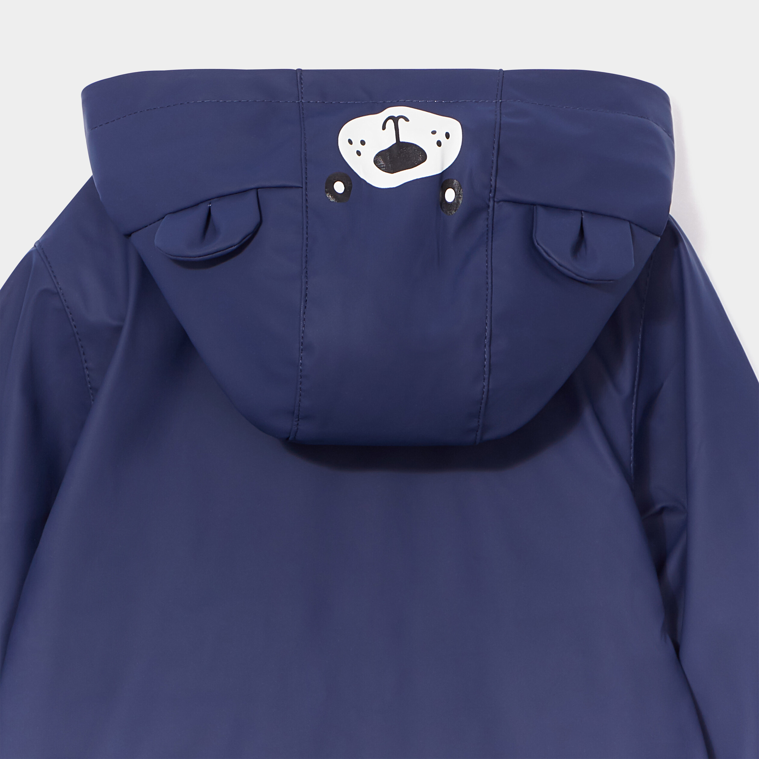 Parka à capuche zippée bleu marine bébé garçon | La Halle