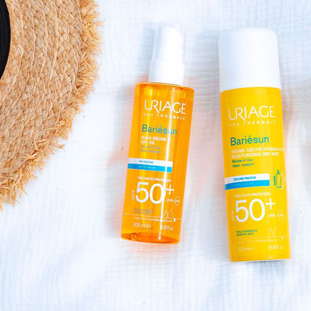 Uriage Brume Sèche Hydratante SPF50+ Protections solaires