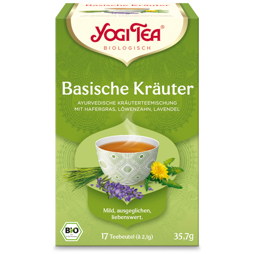 YOGI TEA Basische Kräuter Bio Filterbeutel  17X2.1 g  Filterbeutel