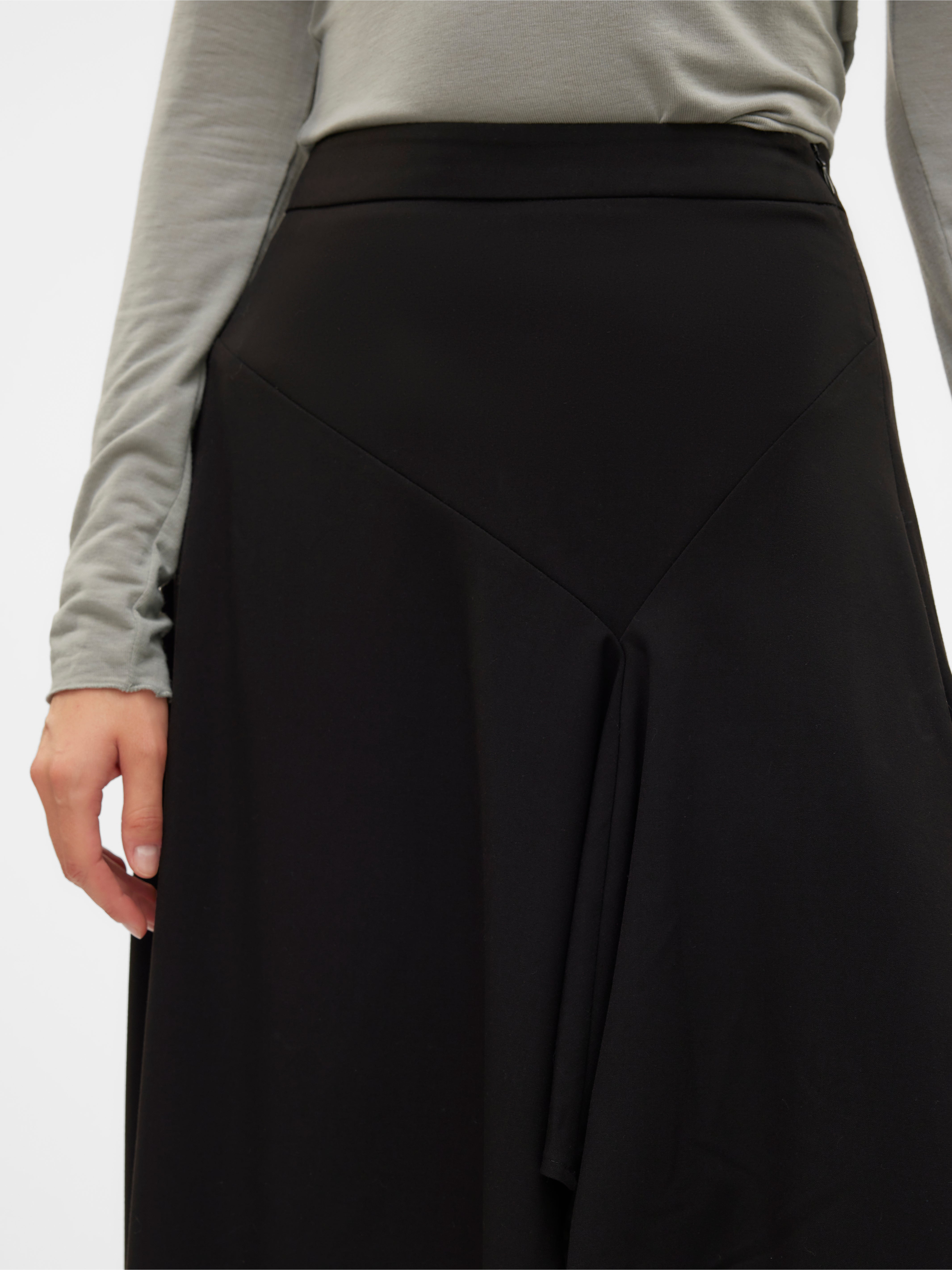 VMINA Hohe Taille Langer Rock