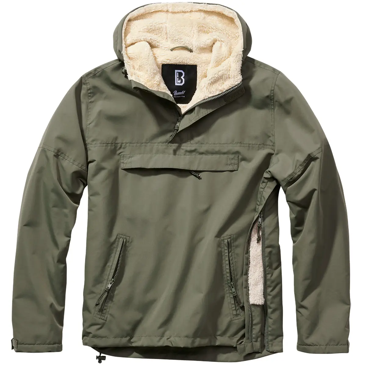 Windbreaker Sherpa oliv