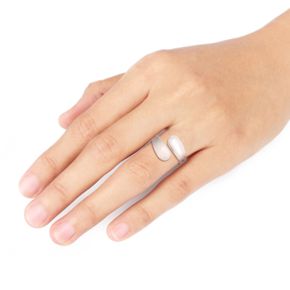 Elli Elli Bague Basic Open-Ring 925er Silber Bague