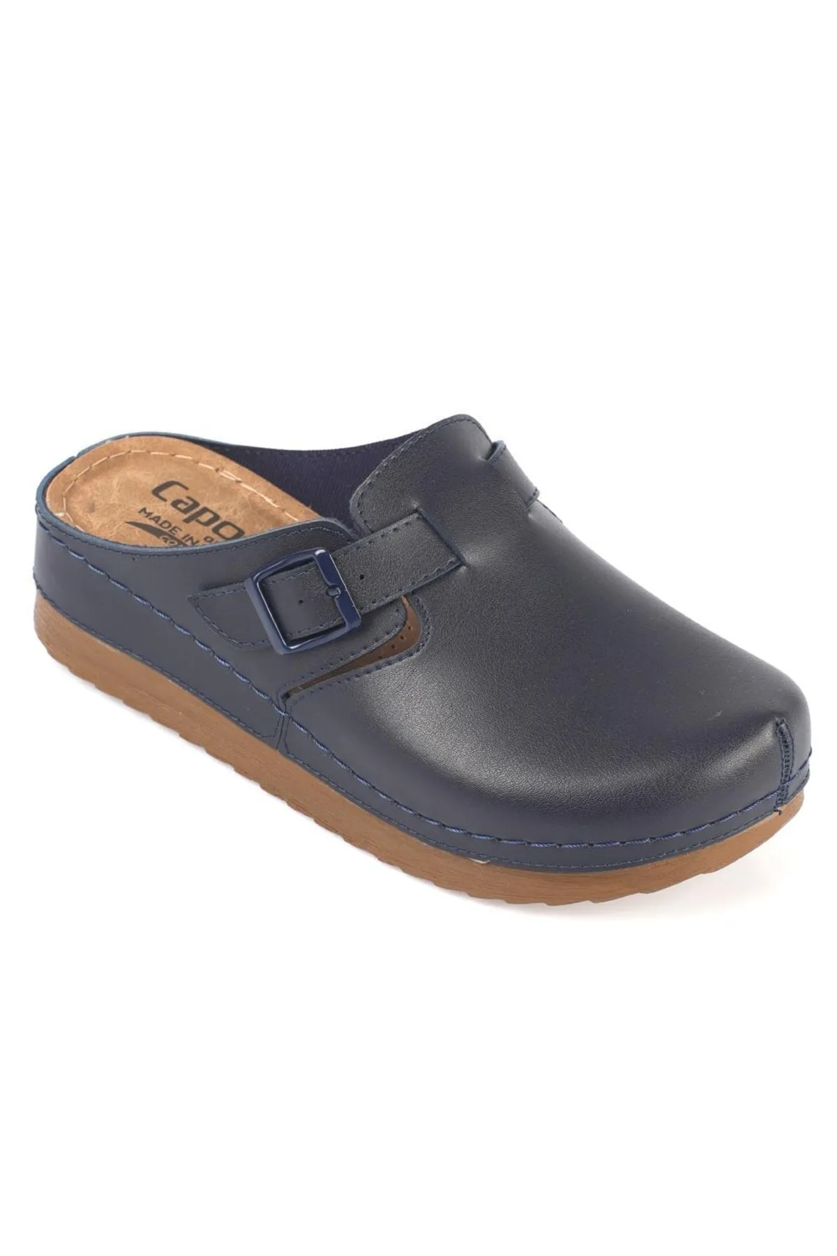 Capone Outfitters  Anatomisch weiche, bequeme Mutterhausschuhe mit Keilabsatz