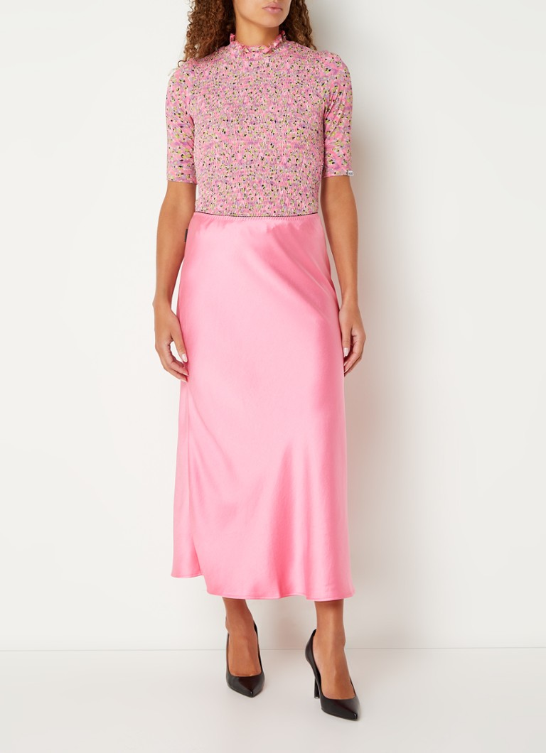 Top corto arricciato con stampa Dandelia di HUGO BOSS