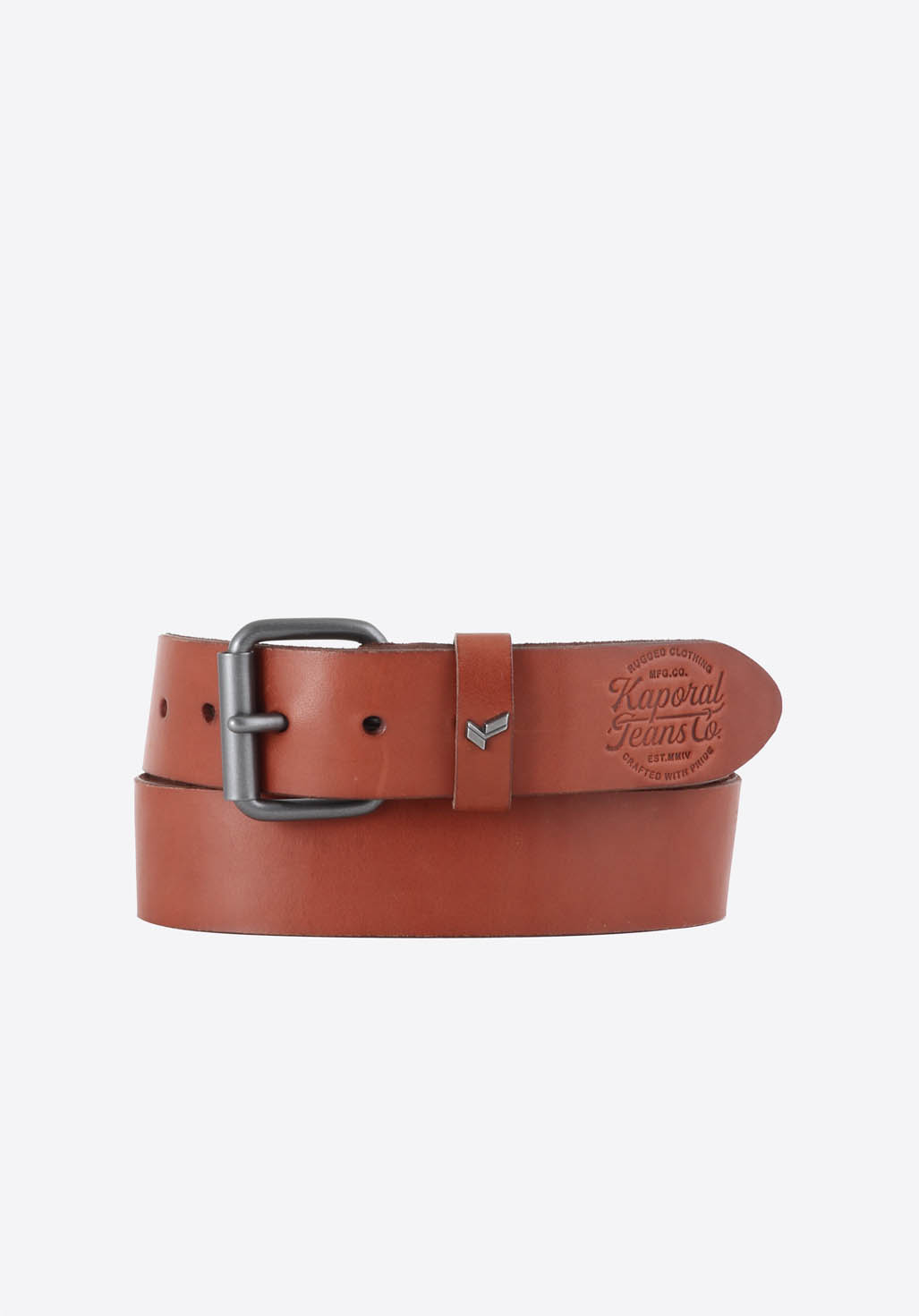 HEBER  Ceinture en cuir marron Homme