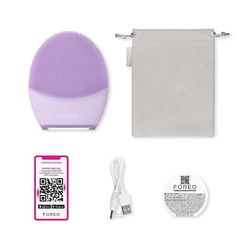 Foreo Luna 4 Plus - Schall-Reinigungsgerät mit Thermofunktion und straffender Massage
