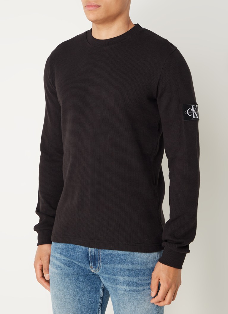 Calvin Klein Fine-knit sweater with logo