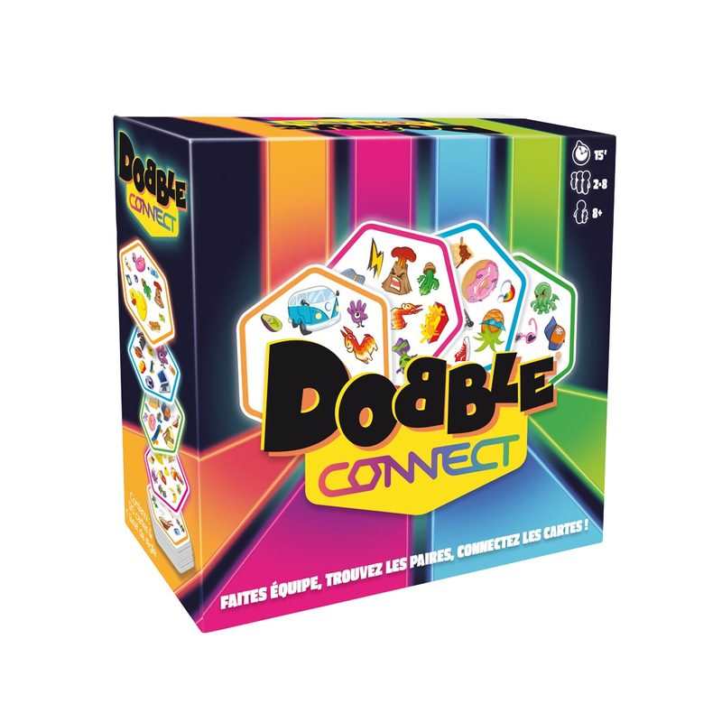 Jeu de cartes dobble connect Asmodée
