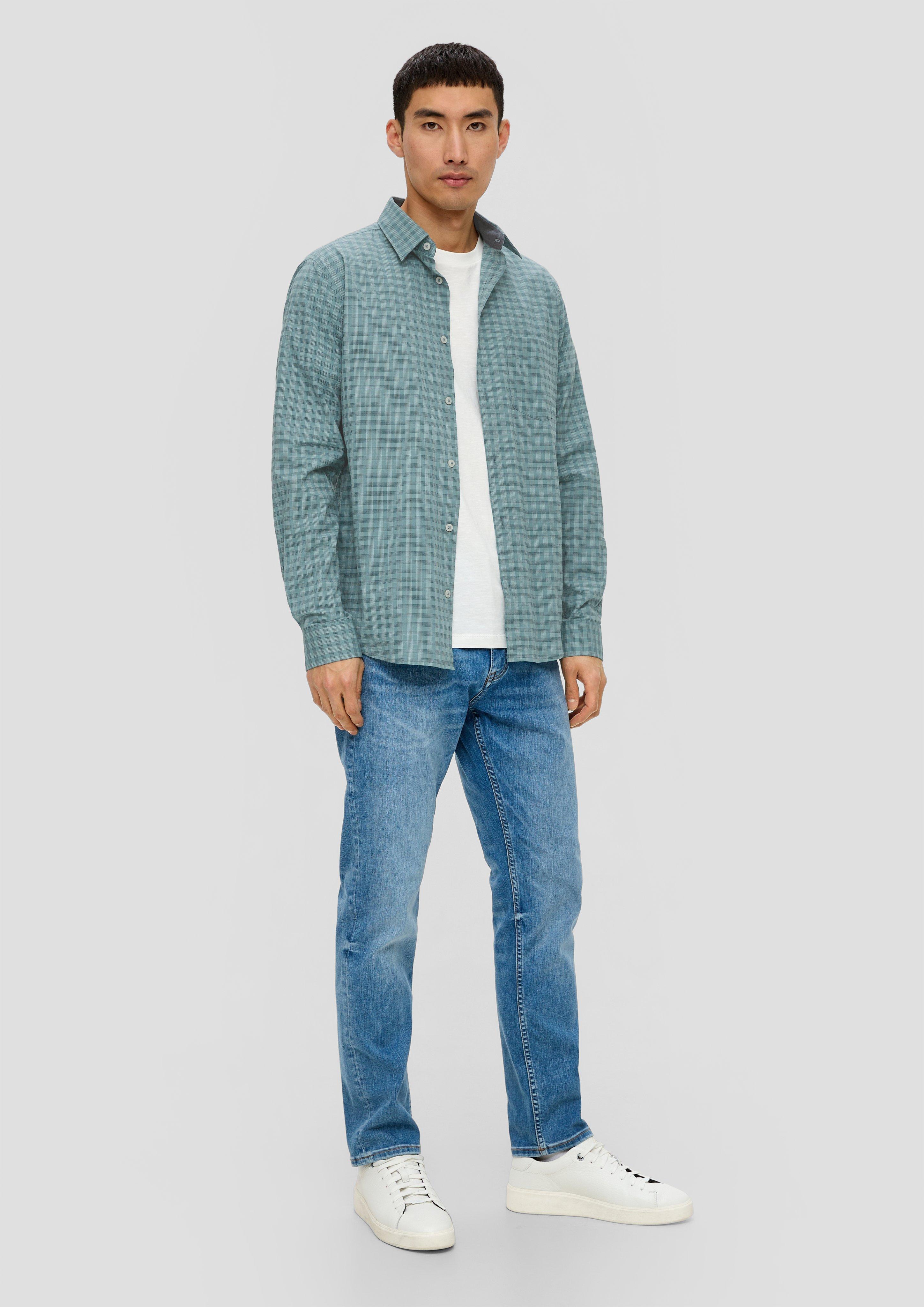Slim: Hemd mit Kentkragen  2137953-65N1