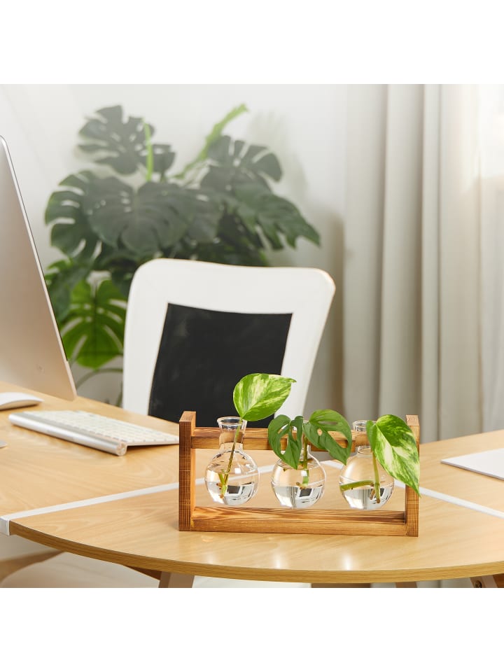 relaxdays Reagenzglas Vase 
