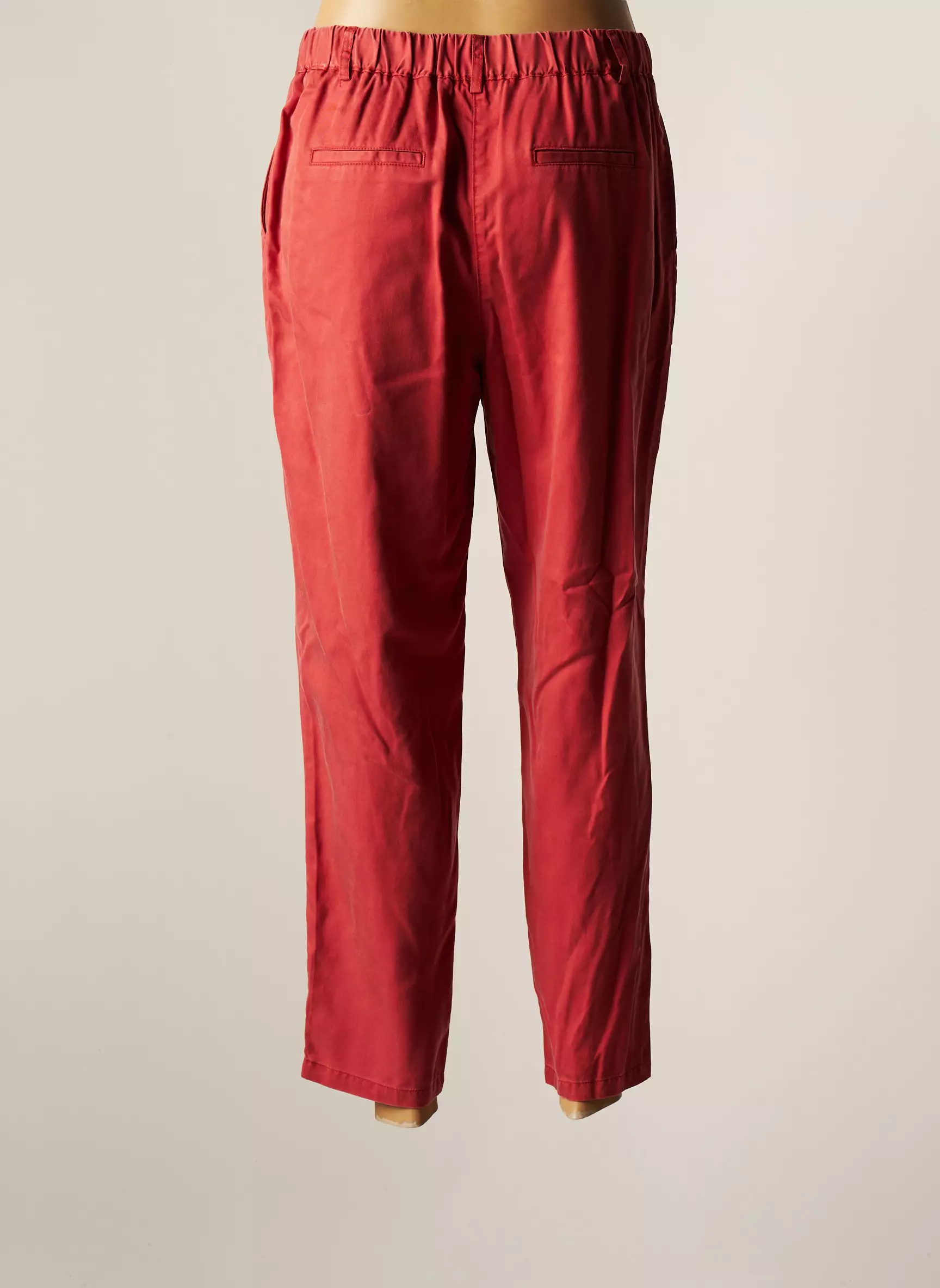 C Est Beau La Vie Pantalon7 8 Femme couleur rouge