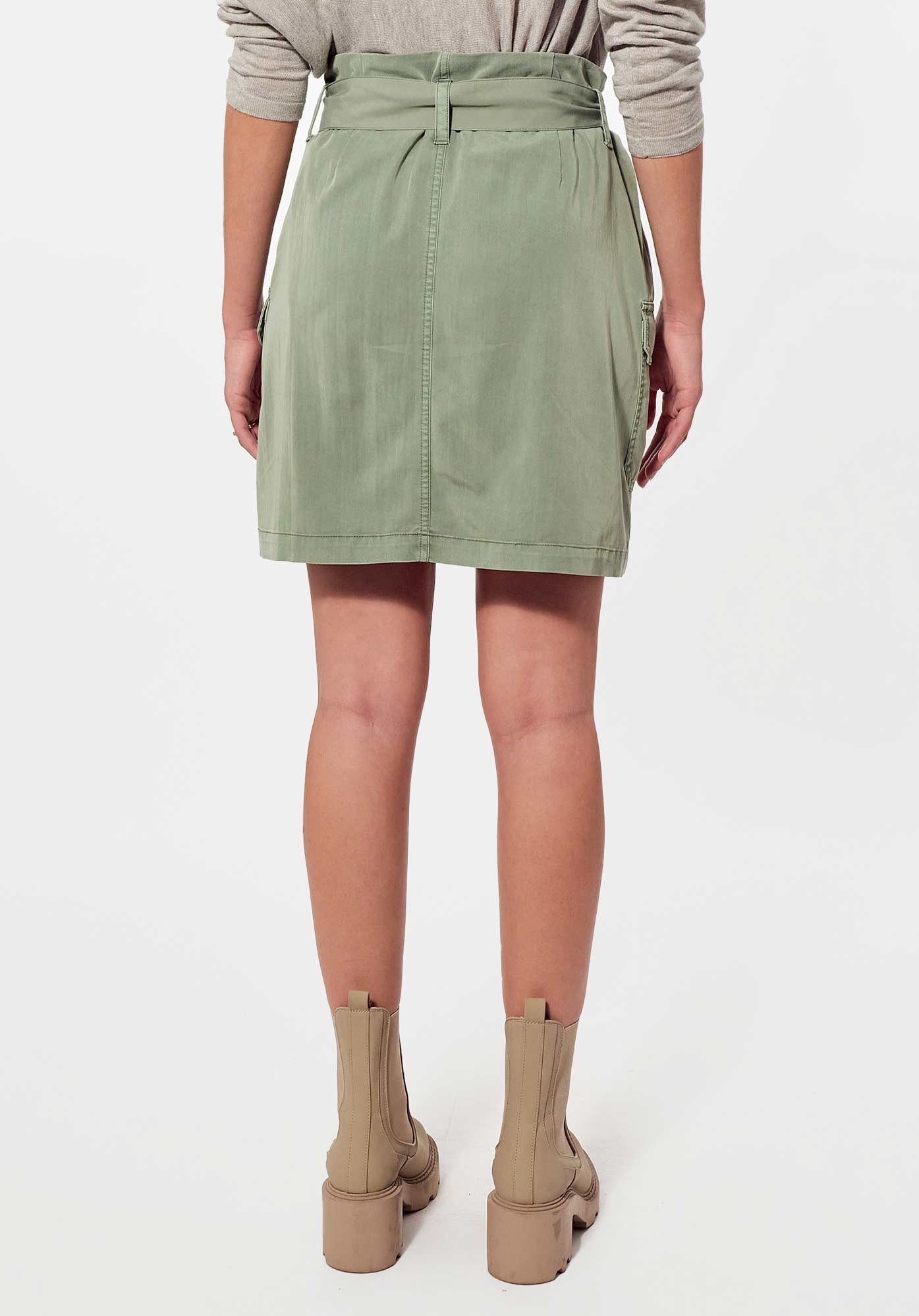 BEND   Jupe kaki femme