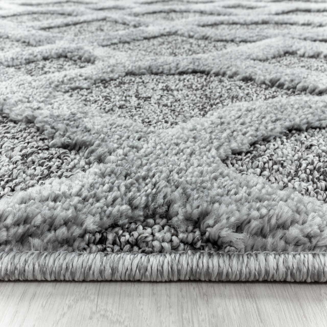 Ayyildiz Teppich, PISA 4702, GREY, 80 x 80 cm