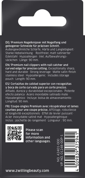 ZWILLING Beauty Premium Nagelknipser - black Nagelknipser