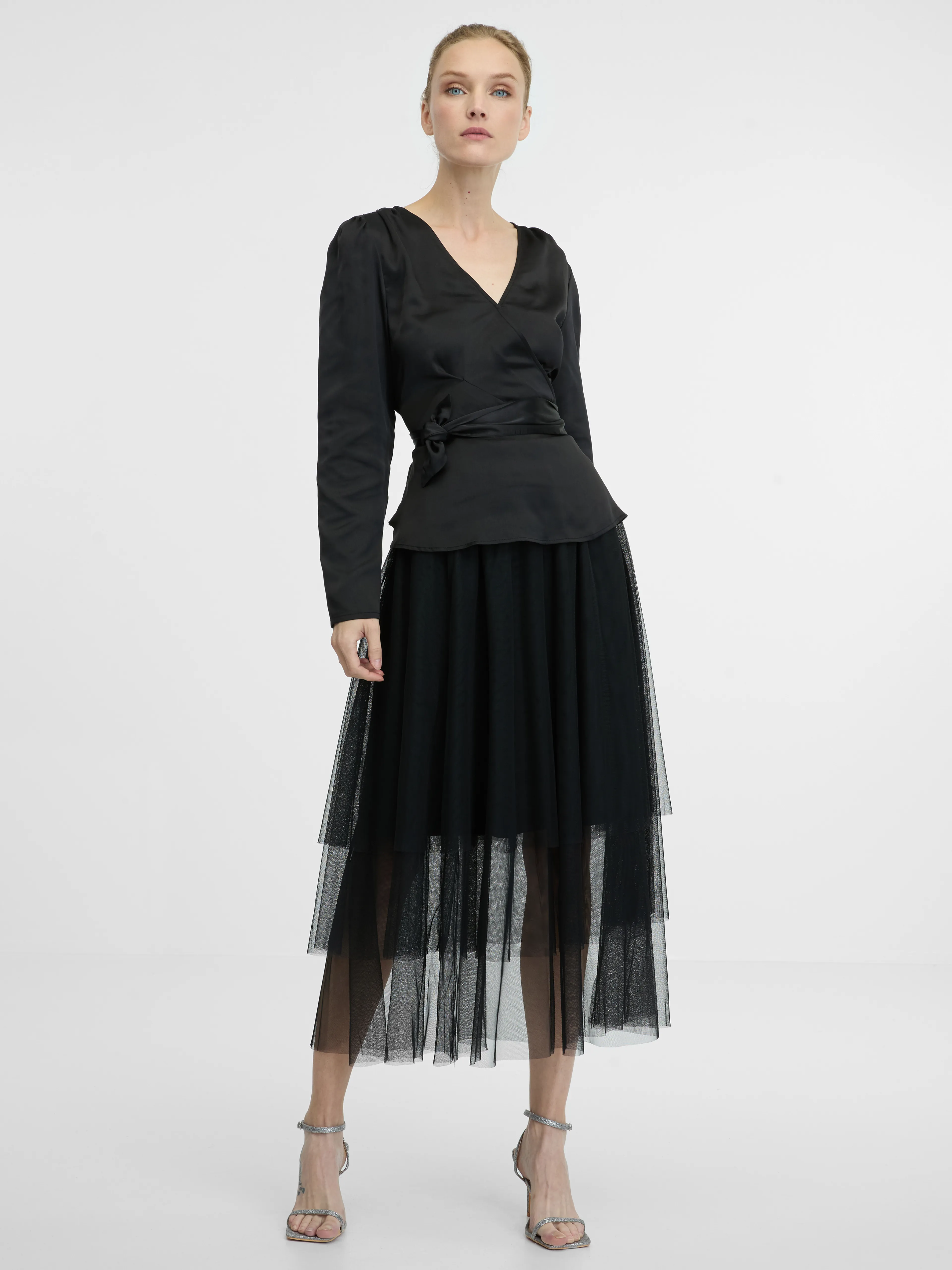 Schwarze Damenbluse ORSAY