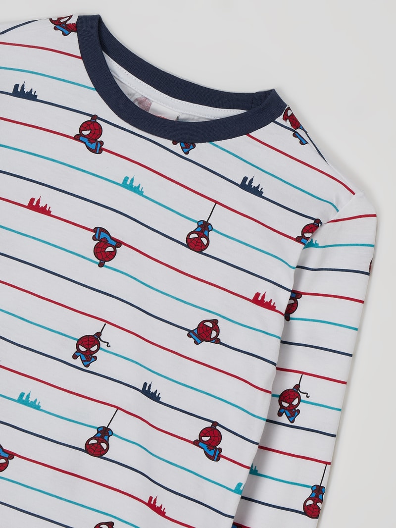 Pyjama mit Marvel©-Print in offwhite