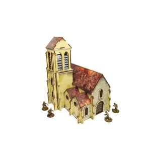 WW2 Normandy Church  (PREPAINTED)