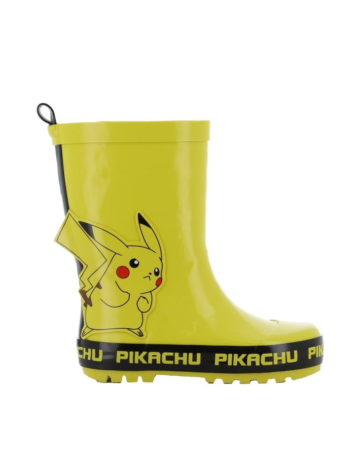 Pokémon Gummistiefel mit Pokémon Motiv, in Gelb, mit Piikachu günstig kaufen