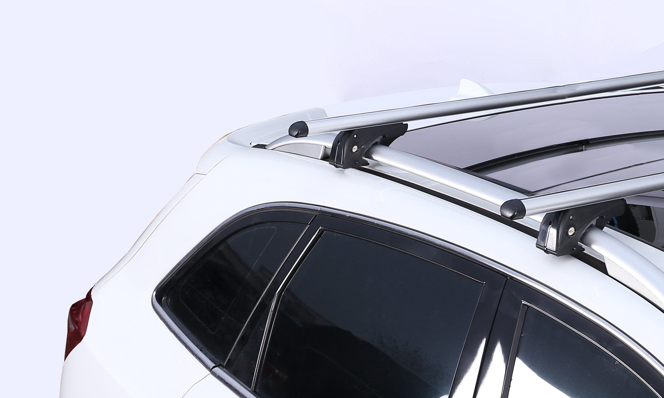 VDP Dachbox, (Für Ihren Volkswagen Sharan (7N) (5 Türer) ab 10, Dachbox und Dachträger im Set), Dachbox/Gepäckbox CUBE470 + Dachträger/Relingträger VDPLION2 kompatibel mit Volkswagen Sharan (7N) (5 Türer) ab 10