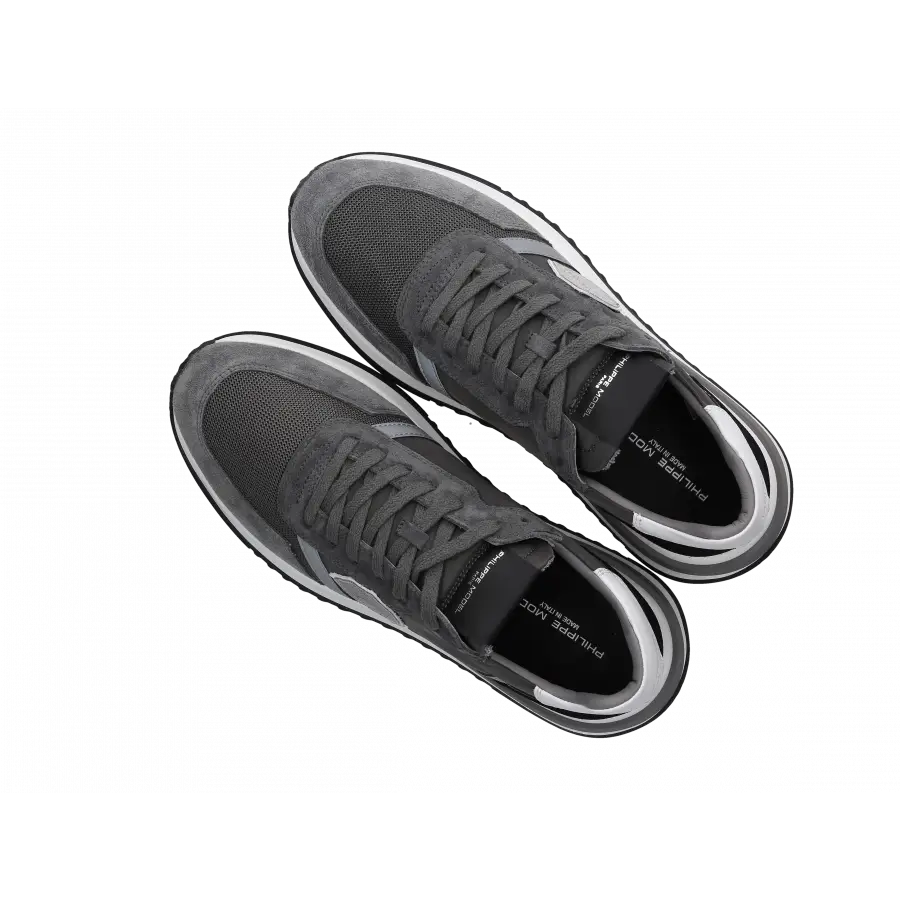 Philippe Model - Sneaker low TYLU W035 Veloursleder - grau