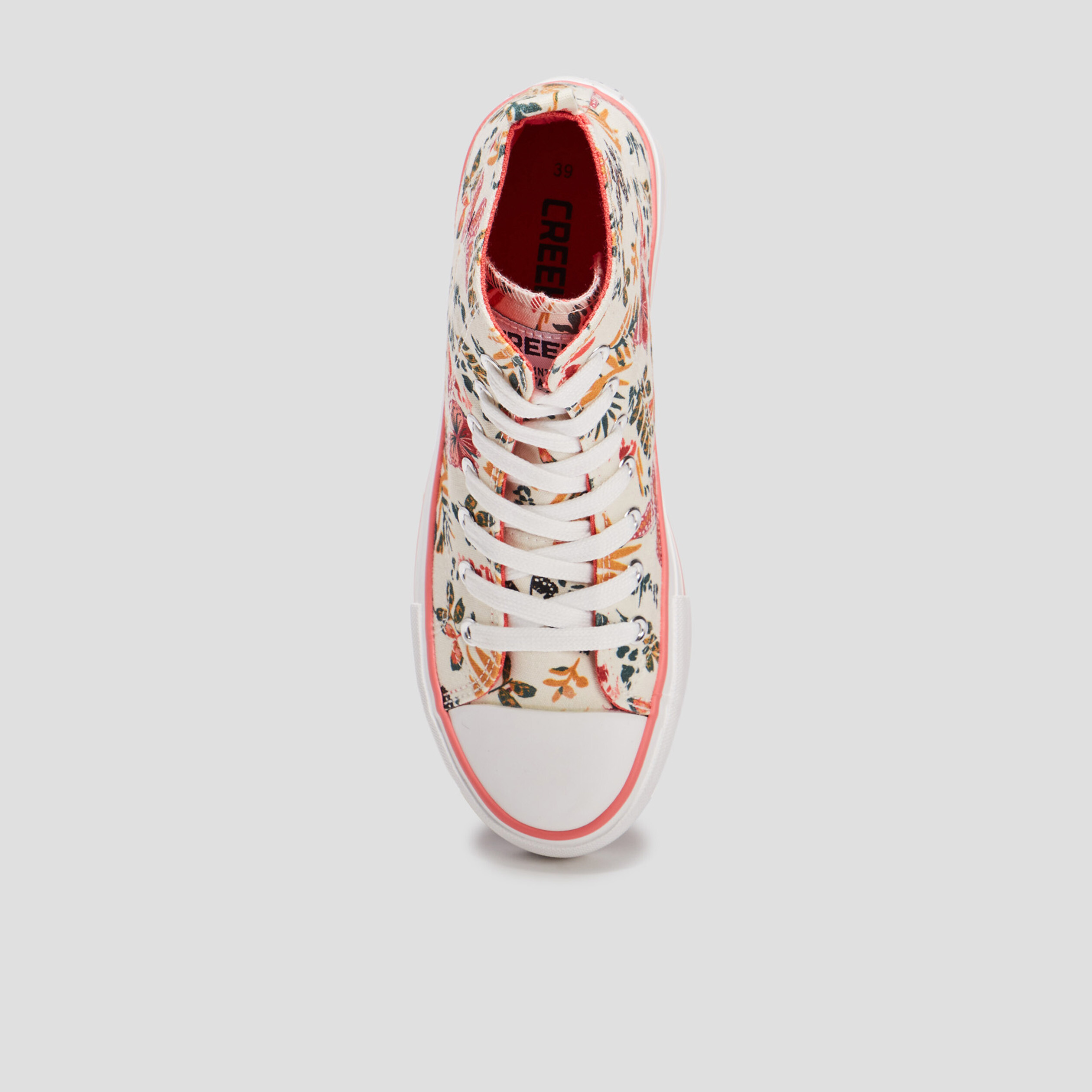 Baskets montantes en toile Creeks multicolore femme | La Halle