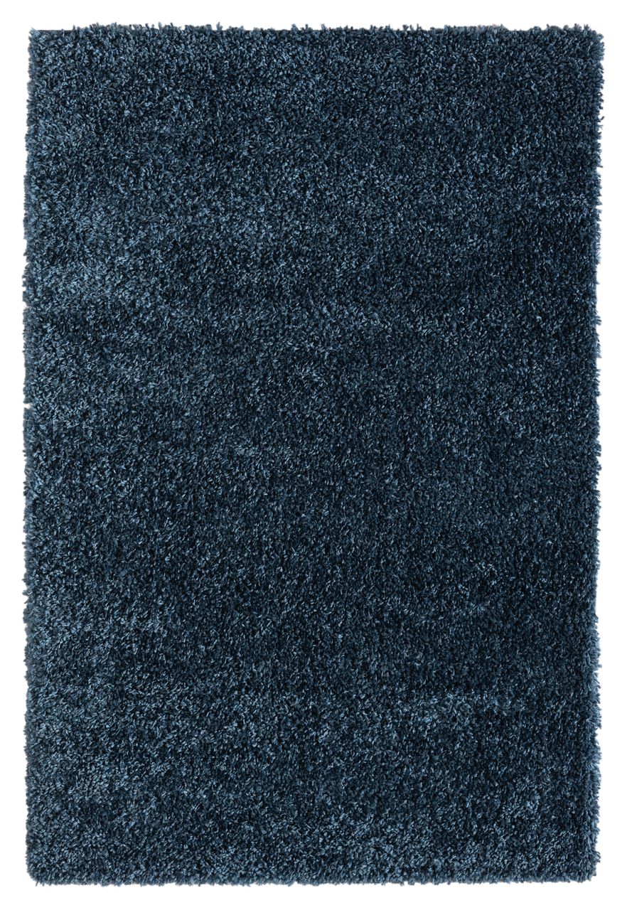 MyFlair Teppich Elodie, 120cm x 180cm, Farbe Dunkelblau, rechteckig, Florhöhe 37mm
